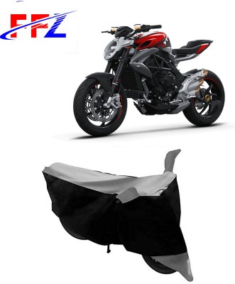 FFZ Waterproof Two Wheeler Cover for MV Agusta(Brutale, Black, Grey)