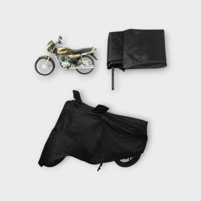 NIA DK STORE Two Wheeler Cover for Yamaha(Black)