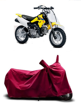 Coxtor Waterproof Two Wheeler Cover for Suzuki(DR-Z50 BS6, Maroon)