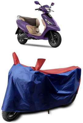 KEDIT Two Wheeler Cover for TVS(Zest 110, Red, Blue)