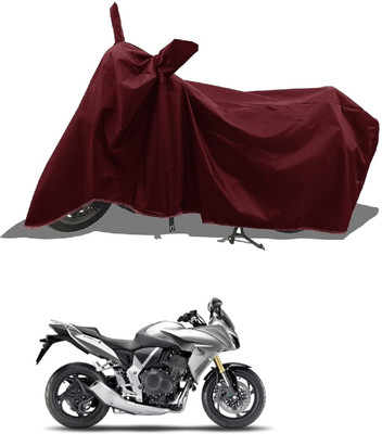 DeepShakshi AUTOMOTIVE Waterproof Two Wheeler Cover for Honda(CBF 1000, Maroon)