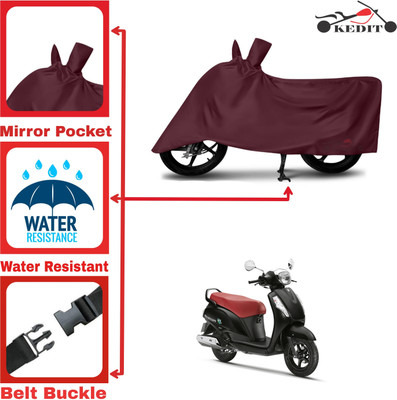 AASHTIK MART Two Wheeler Cover for Suzuki(Access 125, Maroon)