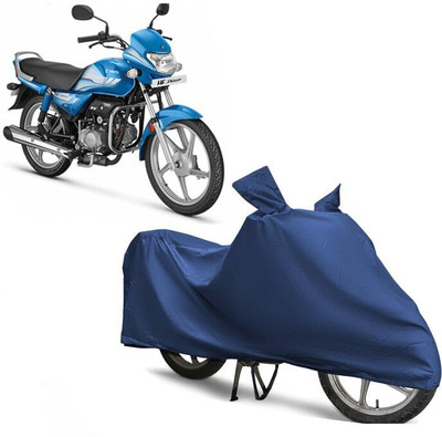 KEDIT Two Wheeler Cover for Hero(HF Deluxe i3s, Blue)