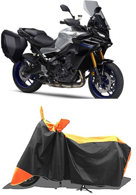 GROFATIK Two Wheeler Cover for Yamaha(MT 09 BS6, Orange)
