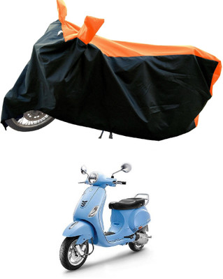 DeepShakshi AUTOMOTIVE Waterproof Two Wheeler Cover for Vespa(Vespa VXL, Orange)