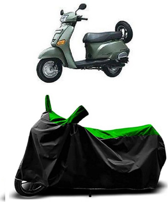 VESMEI Two Wheeler Cover for Honda(Eterno, Green)