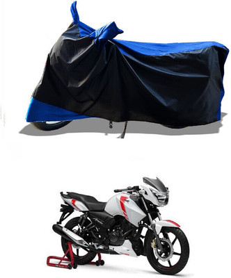 DeepShakshi AUTOMOTIVE Waterproof Two Wheeler Cover for TVS(Apache RTR 160, Blue)