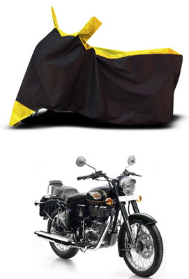 VESMEI Two Wheeler Cover for Royal Enfield(Electra, Yellow)
