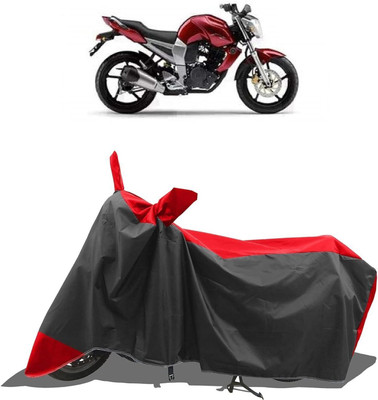 DeepShakshi AUTOMOTIVE Two Wheeler Cover for Yamaha(FZ16, Red, Black)