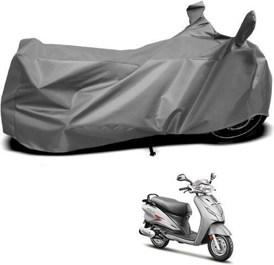 DeepShakshi AUTOMOTIVE Waterproof Two Wheeler Cover for Hero(Moto Corp Duet, Grey)