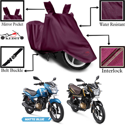 AASHTIK MART Two Wheeler Cover for TVS(Victor Premium, Maroon)