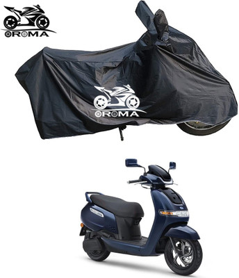 THE REAL ARV Waterproof Two Wheeler Cover for TVS(iQube, Black)