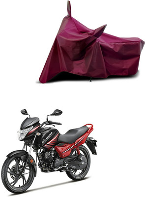 Aoriyon Waterproof Two Wheeler Cover for Hero(Glamour, Maroon)
