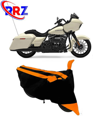 RRZ Waterproof Two Wheeler Cover for Harley Davidson(Road Glide Special, Black, Orange)