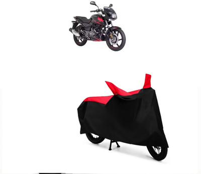 Autohug Waterproof Two Wheeler Cover for Bajaj(Pulsar 150, Black, Red)