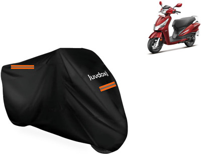 Juvdoxj Waterproof Two Wheeler Cover for Hero(MotoCorp Destini 125, Black)