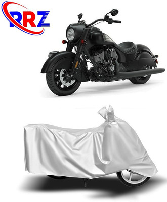 RRZ Waterproof Two Wheeler Cover for Indian(Chief Dark Horse, White)