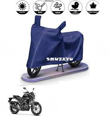 smwzxyu Waterproof Two Wheeler Cover for Yamaha(MT 15 New, Blue)