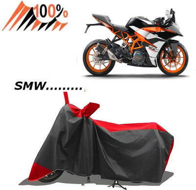 smwzxyu Waterproof Two Wheeler Cover for KTM(RC 390, Red)