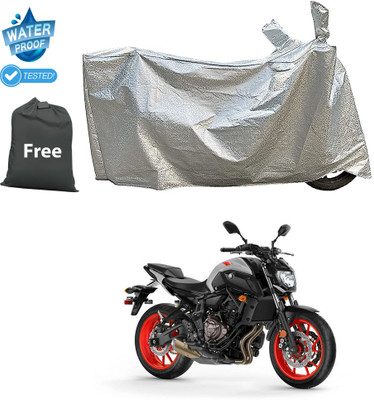 CODOKI Waterproof Two Wheeler Cover for Yamaha(MT 07, Silver)