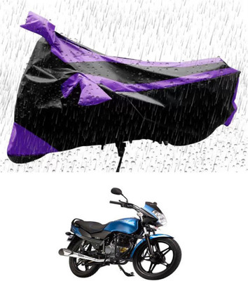 RONISH Waterproof Two Wheeler Cover for LML(Freedom LS, Purple, Black)