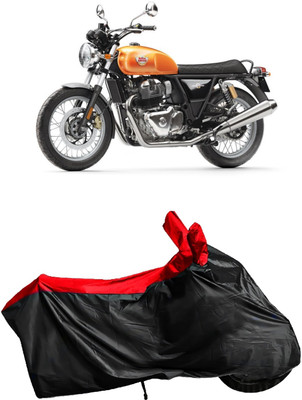 Autofly Waterproof Two Wheeler Cover for Royal Enfield(Interceptor 650, Red, Black)