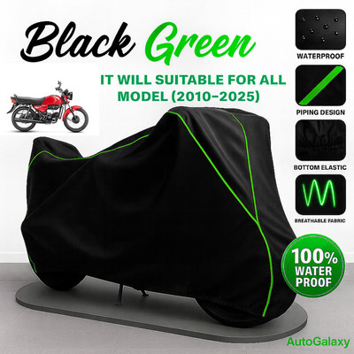 AutoGalaxy Waterproof Two Wheeler Cover for Hero(HF Dawn BS6, Black)