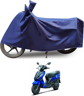 Euro Care Waterproof Two Wheeler Cover for Suzuki(Let's, Blue)