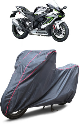 GGK RANTAL Waterproof Two Wheeler Cover for Kawasaki(Ninja ZX-10R, Grey)