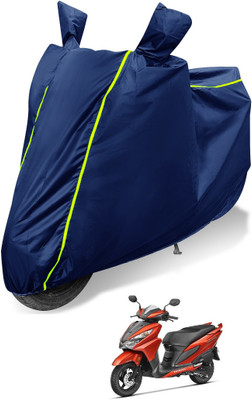 Auto Hub Waterproof Two Wheeler Cover for Honda(Grazia, Blue)