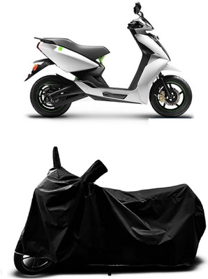 THE REAL ARV Waterproof Two Wheeler Cover for Ather(450 X, Black)