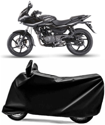 V VINTON Two Wheeler Cover for Bajaj(Pulsar 220F, Black)