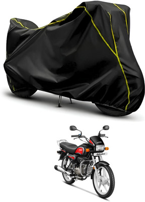 CODOKI Waterproof Two Wheeler Cover for Hero(Splendor, Black, Black)