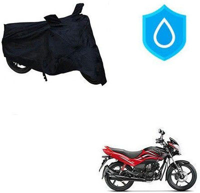 DeepShakshi AUTOMOTIVE Waterproof Two Wheeler Cover for Honda(Passion Xpro, Black)