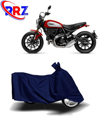RRZ Two Wheeler Cover for Ducati(Scrambler Icon, Blue)