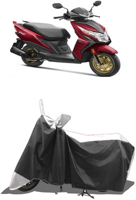 SUGASHRI Waterproof Two Wheeler Cover for Honda(Deo, White, Black)