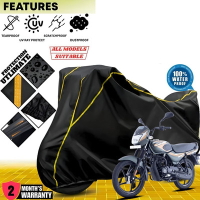 OliverX Waterproof Two Wheeler Cover for Bajaj(CT 100, Black)