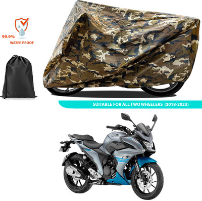 PAGORA Waterproof Two Wheeler Cover for Yamaha(Fazer 25 BS6, Yellow)