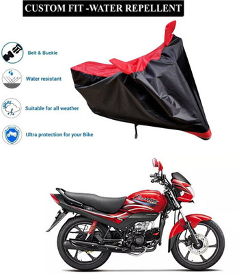 CODOKI Waterproof Two Wheeler Cover for Hero(Passion Plus, Red)
