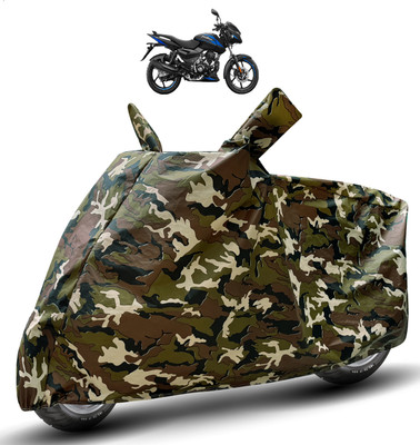 Auto Hub Waterproof Two Wheeler Cover for Bajaj(Pulsar 125, Brown)