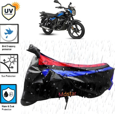 Mdstar Waterproof Two Wheeler Cover for Bajaj(CT110, Black)