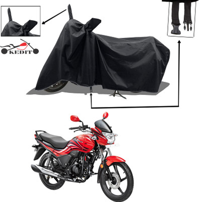 KEDIT Two Wheeler Cover for Universal For Bike(Passion Xpro, Black)