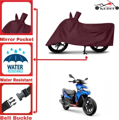 KEDIT Two Wheeler Cover for Aprilia(Maroon)