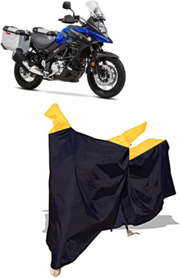 Amexride Two Wheeler Cover for Suzuki(V-Strom 650 XT, Multicolor)