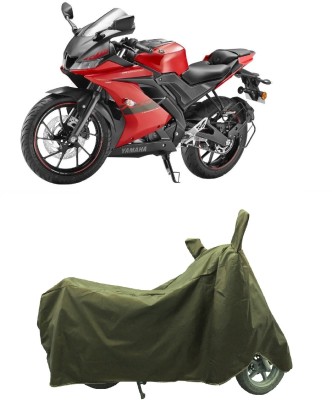 Coxtor Waterproof Two Wheeler Cover for Yamaha(YZF R15 V3, Gold)