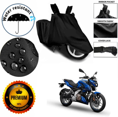 AIKOZIYA Waterproof Two Wheeler Cover for Bajaj(Pulsar N160, Black)