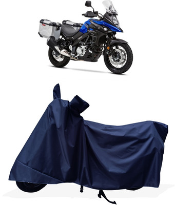 Tricway Two Wheeler Cover for Suzuki(V-Strom 650 XT, Blue)