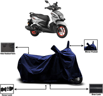 Amexride Two Wheeler Cover for Yamaha(RayZR 125 BS6, Blue)