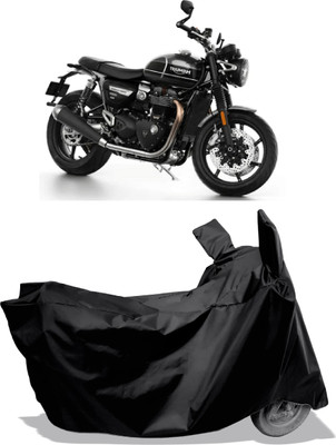 Amexride Two Wheeler Cover for Triumph(Speed Twin, Black)