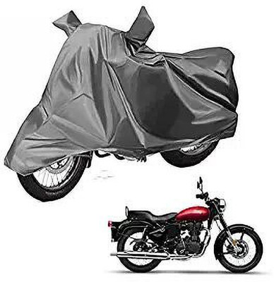Aamaya Store Waterproof Two Wheeler Cover for Royal Enfield(Continental GT, Grey)